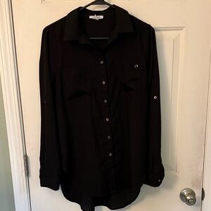 Calvin Klein Black Button Down Shirt
